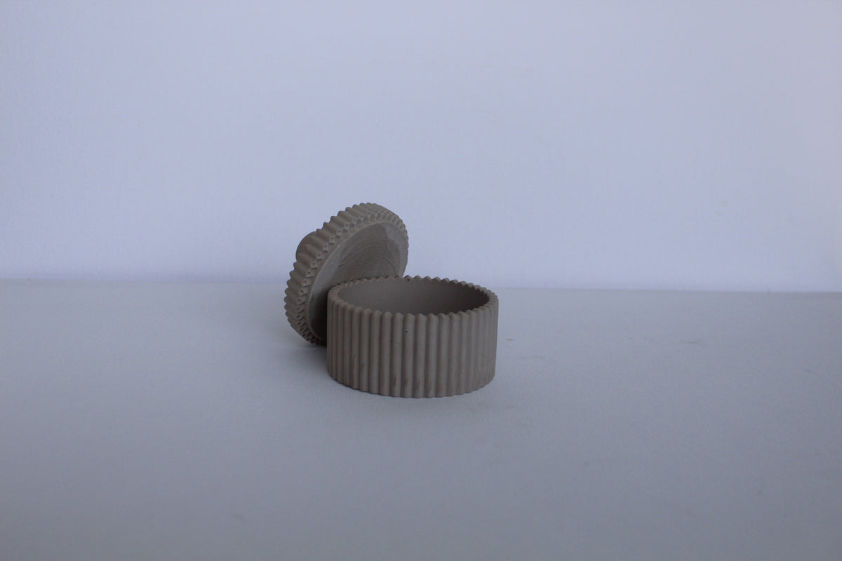 Fluted Trinket Jar