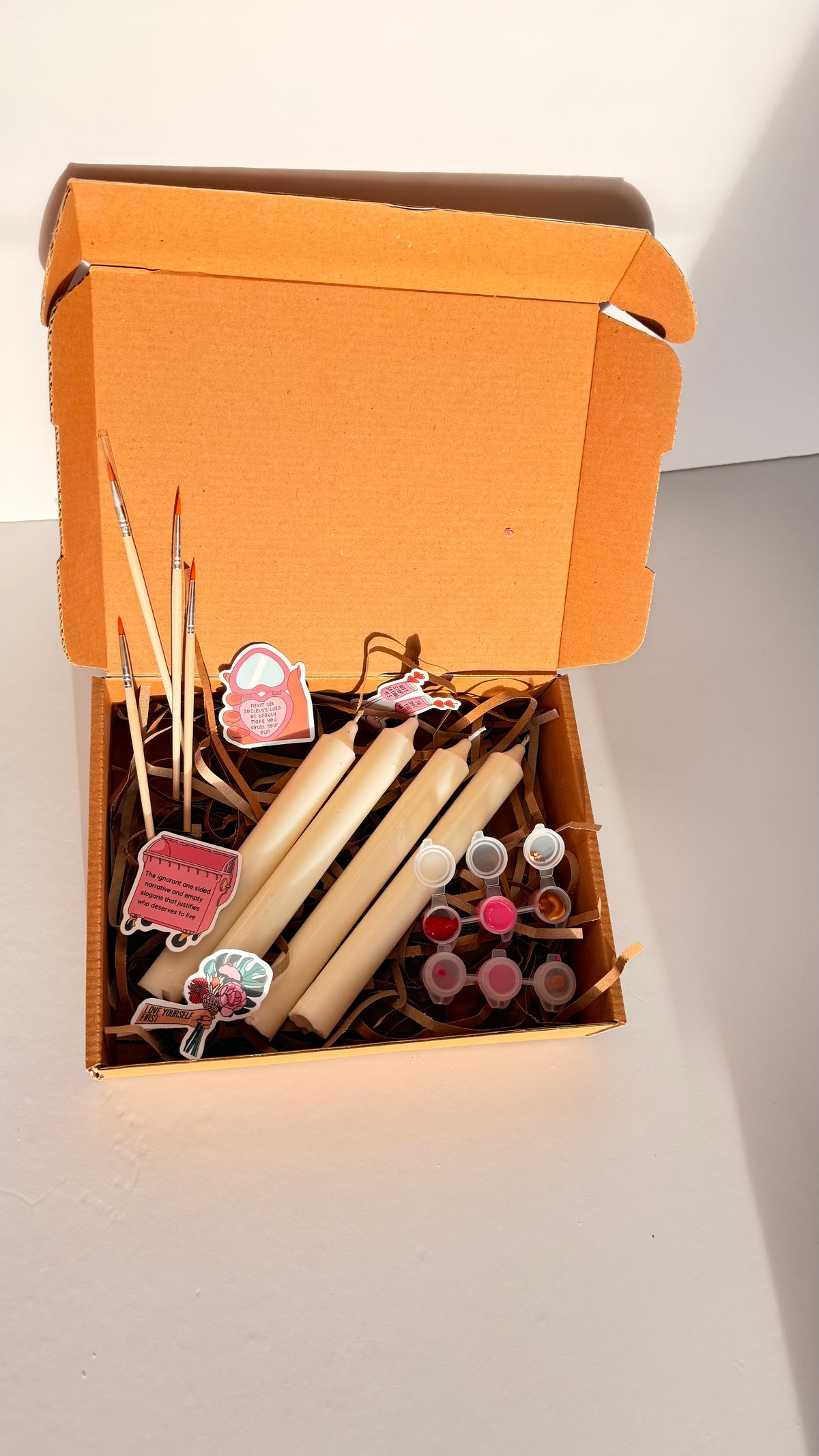 DIY candle set