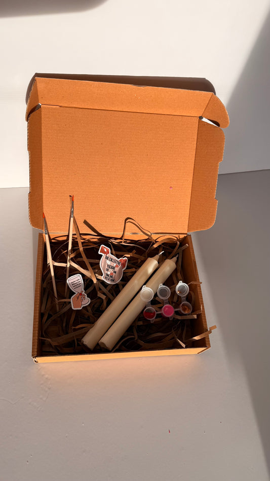DIY candle set