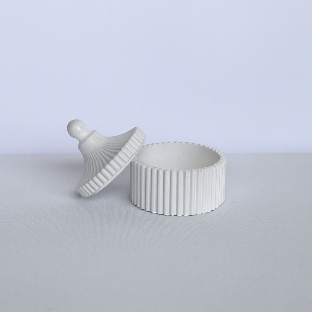 Fluted Trinket Jar