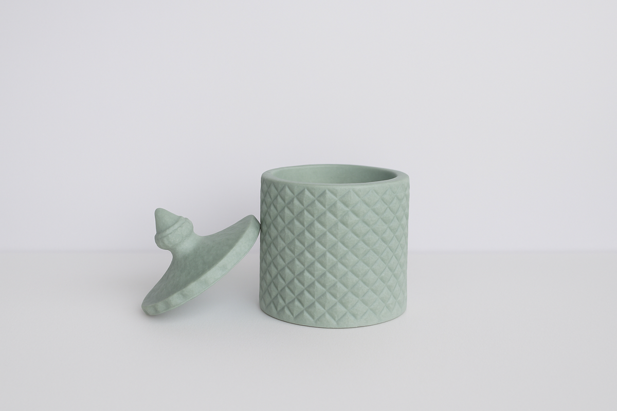Lattice Jar with Lid