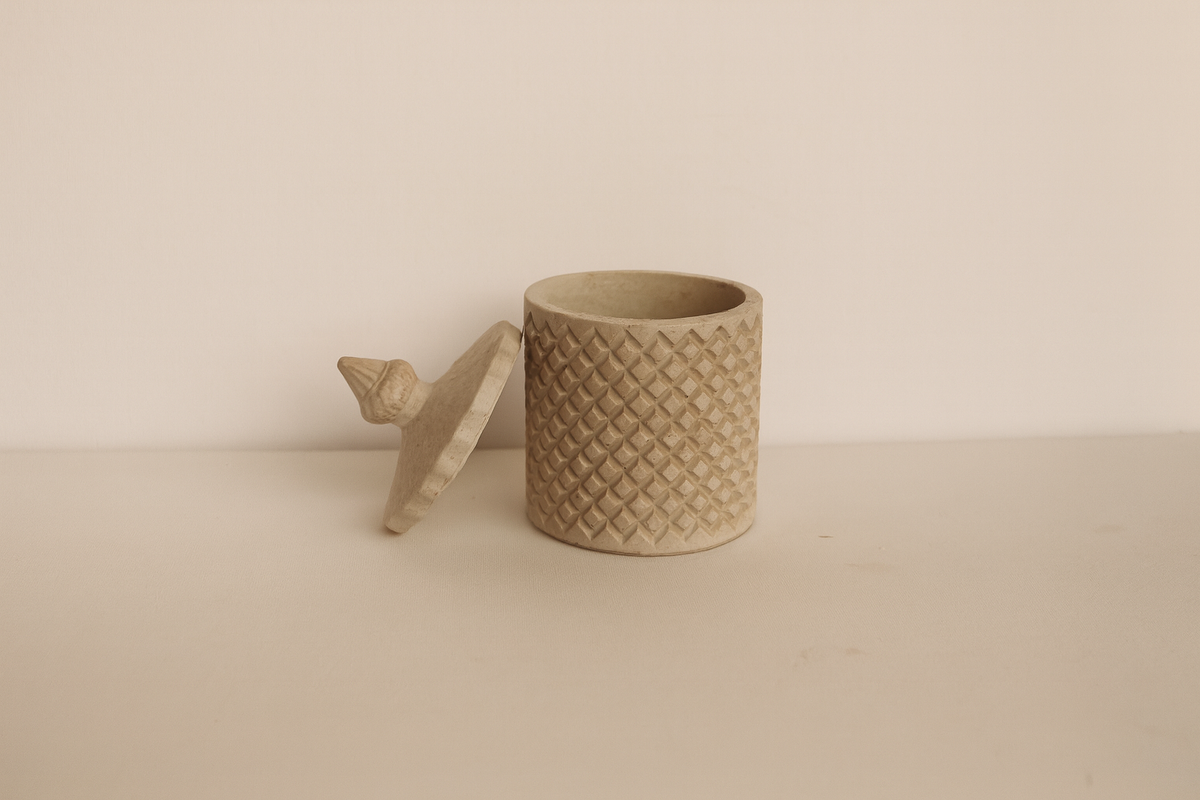Lattice Jar with Lid