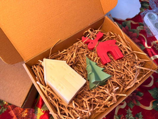 Christmas Village Candle Set